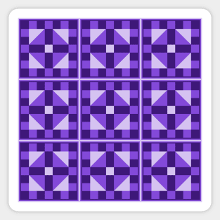 Violet Lincoln's Platform Patchwork Pattern Sticker